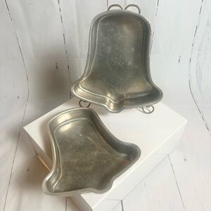Vintage Aluminum Bell shaped Baking Cake Pans